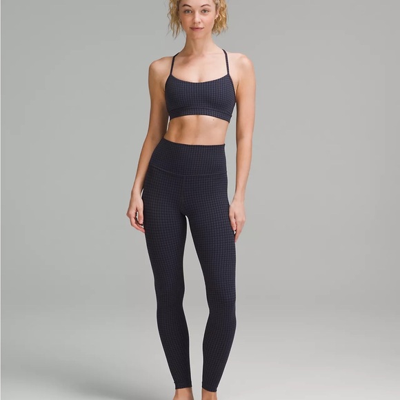 Lululemon Align High Rise Pant Legging 28” Micro Houndstooth Blue Multi NWT - Picture 5 of 7